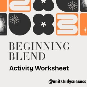 Beginning Blends Worksheet