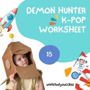 Demon Hunter K-Pop Worksheet